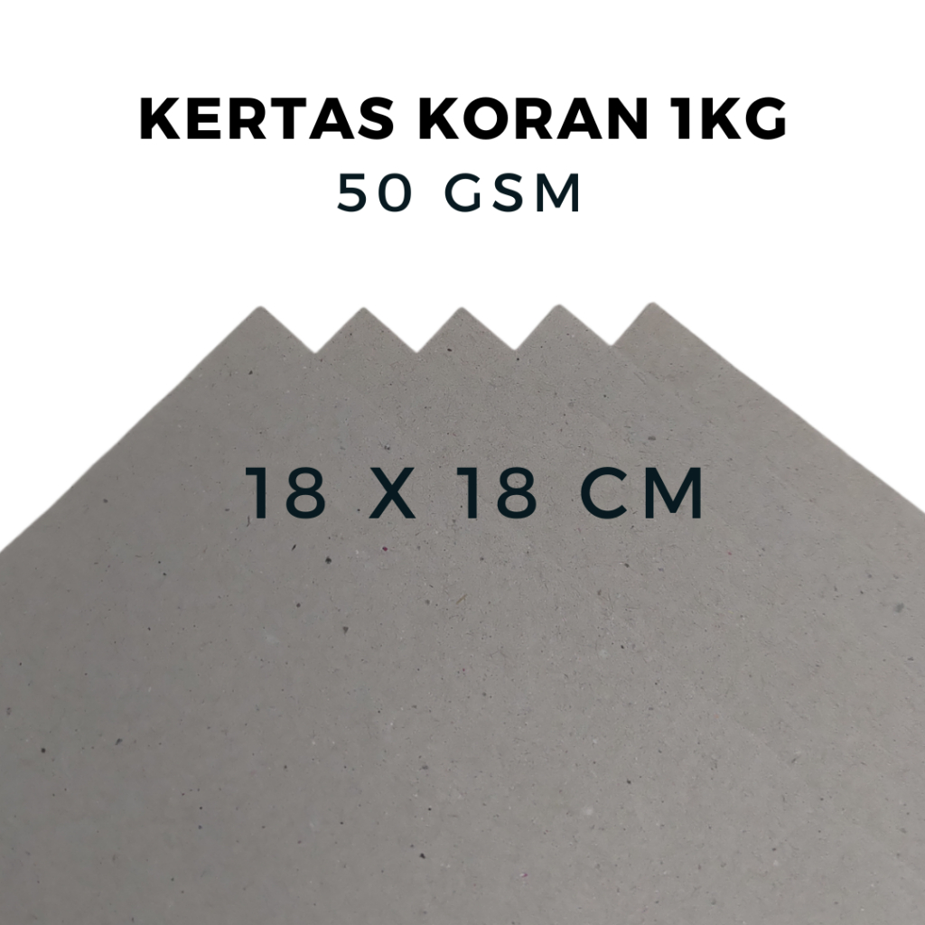 

18x18 cm Kertas Koran Polos 1kg | Kertas Bungkus | Kertas Lapisan