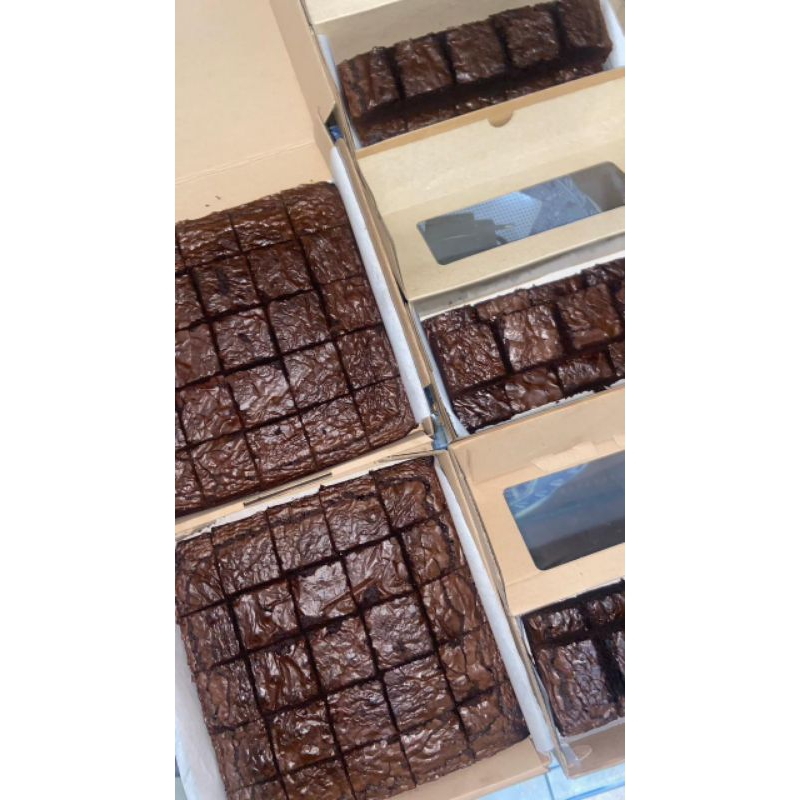 

Brownis Fudgy Original, Brownis Panggang, Kue Cokelat