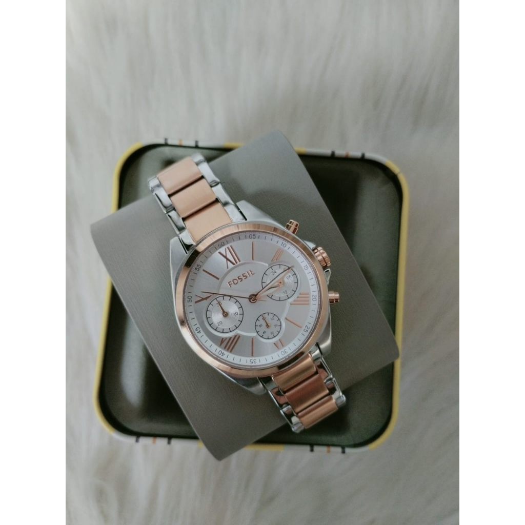 jam tangan Modern Courier Chronograph Two-Tone Stainless Steel Watch Bq3850