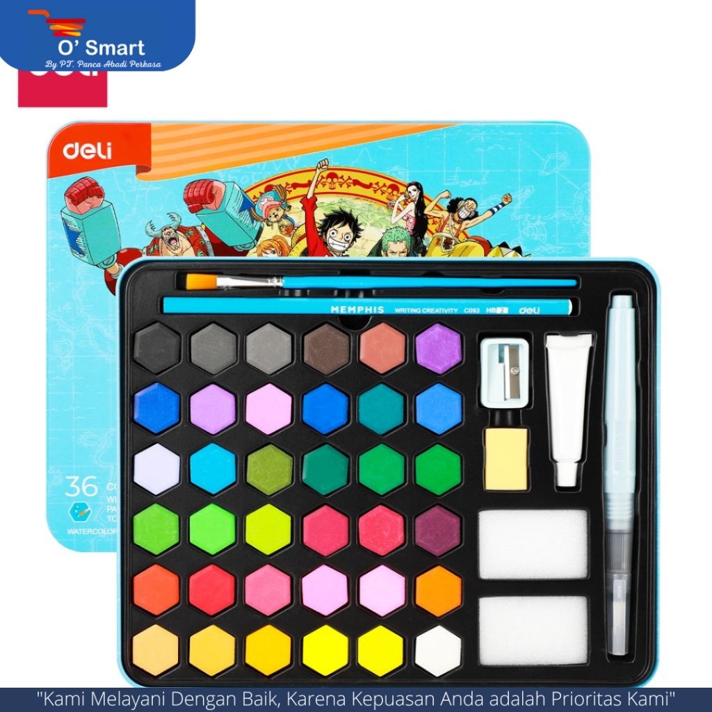 

WATER COLOUR DELI PALLETE CC16-36 ONE PIECE