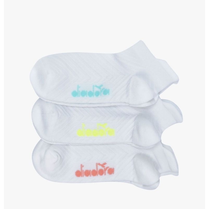 Original Women Socks Sock Kaos Kaki Running Diadora 3 Pair