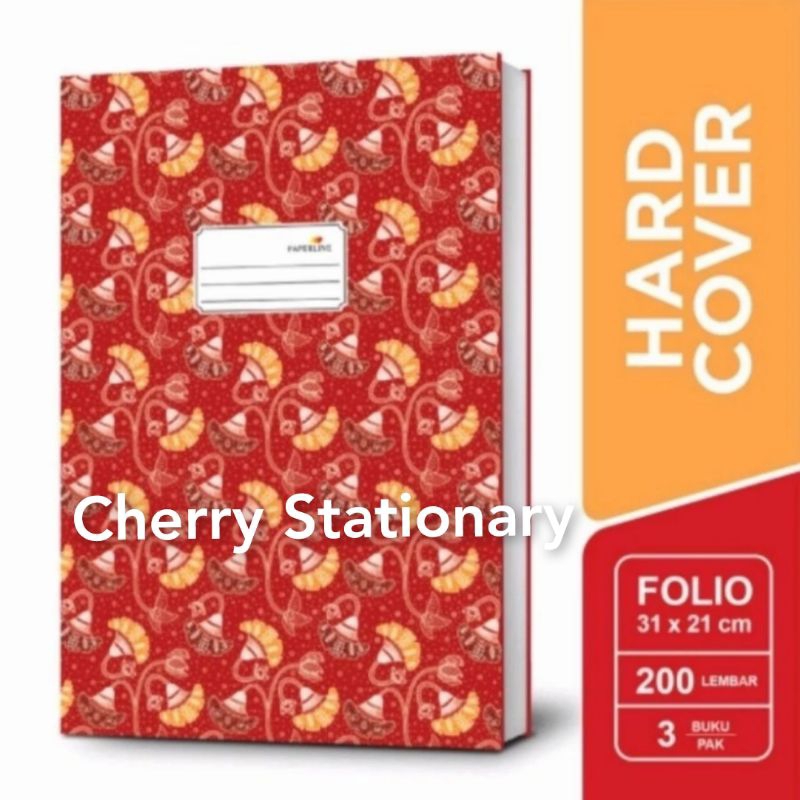 

Buku Tulis Folio Hardcover Paperline isi 200 lembar