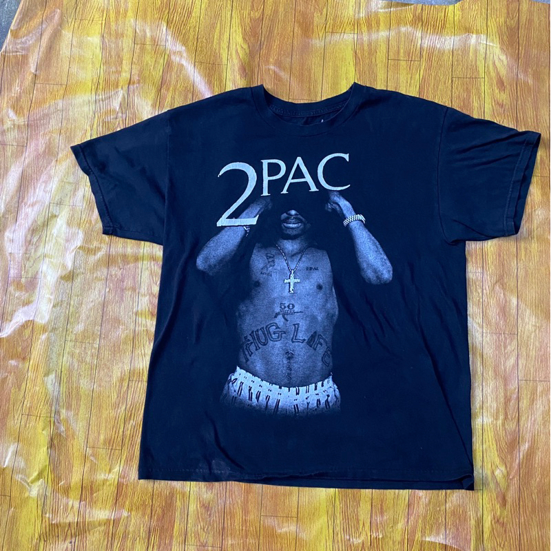 kaos 2pac second vintage