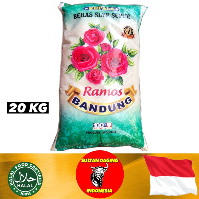 

BERAS SYLP SUPER RAMOS BANDUNG 20 KG PREMIUM/ BERAS RAMOS BANDUNG 20KG/ BERAS SYLP SUPER 20KG/ BERAS BANDUNG 20 KG/ BERAS RAMOS PULEN 20 KG