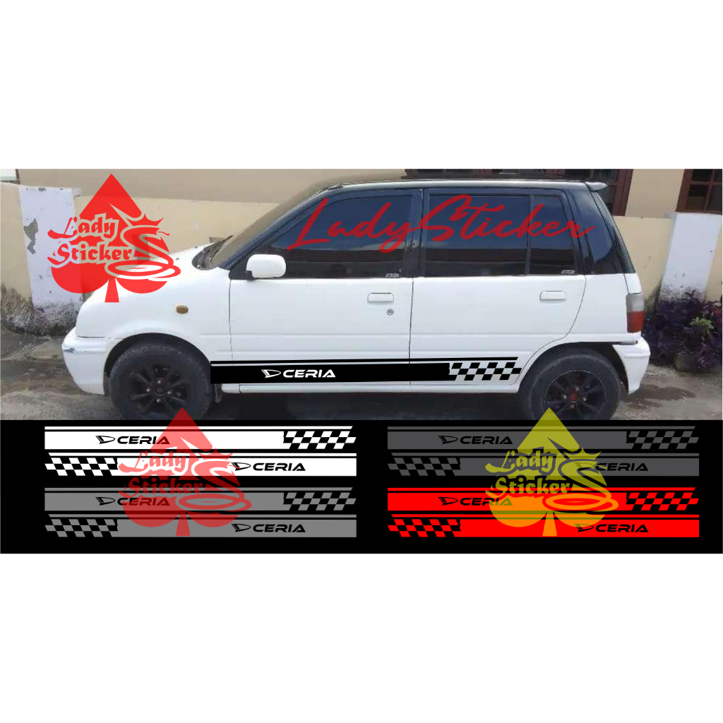 STRIPING STIKER MOBIL DAIHATSU CERIA STIKER LIST MOBIL DAIHATSU CERIA