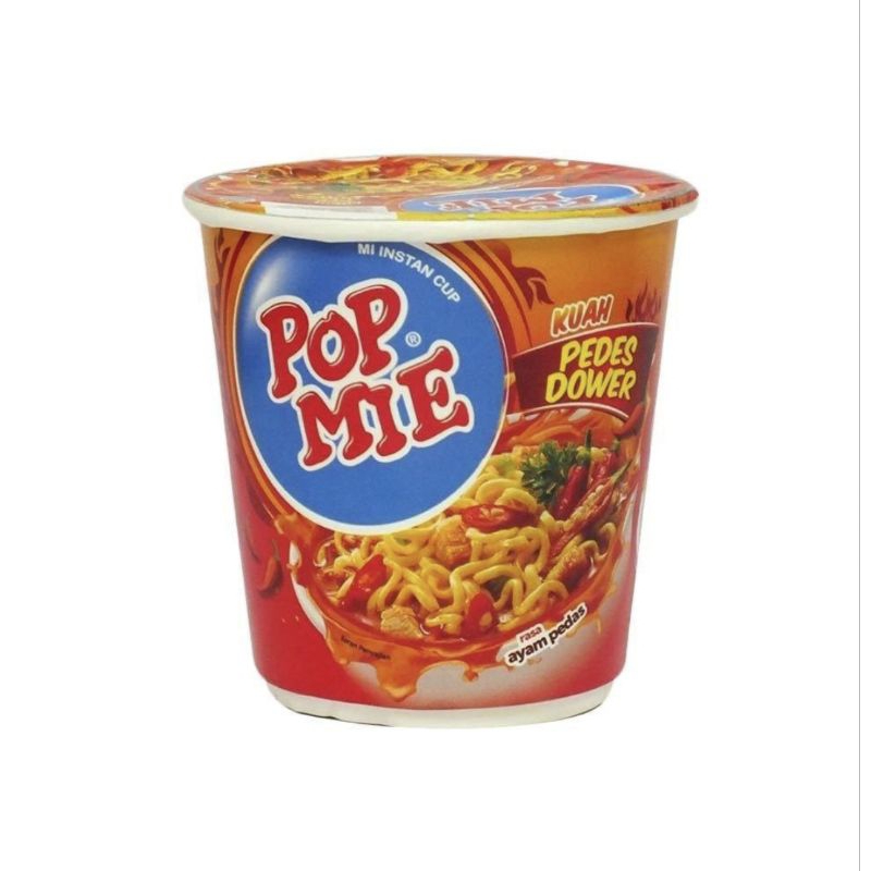 Pop mie kuah pedas dower