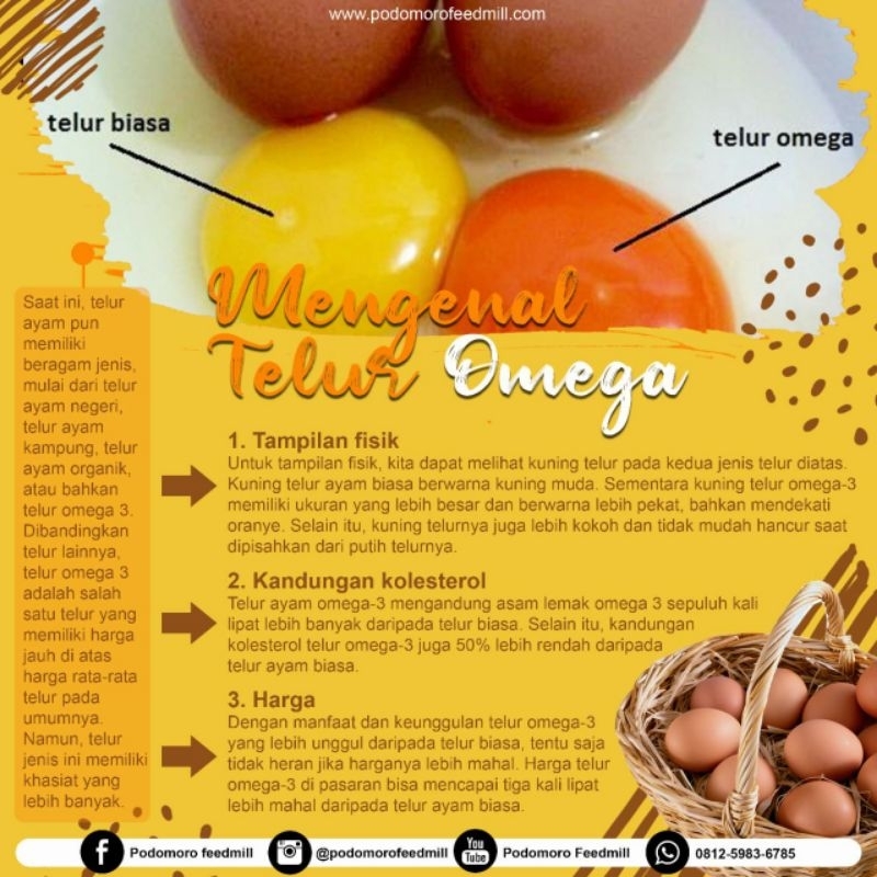 

telur omega 1kg