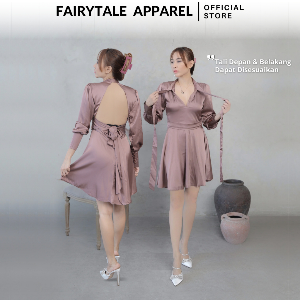 FAIRYTALE - AMARA PARTY DRESS SATIN / SEXY DRESS WANITA