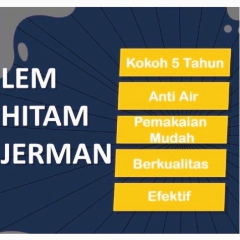 Lem Hitam Bakar Viral Anti Bocor Lem Hitam Jerman Lem Stik Bakar