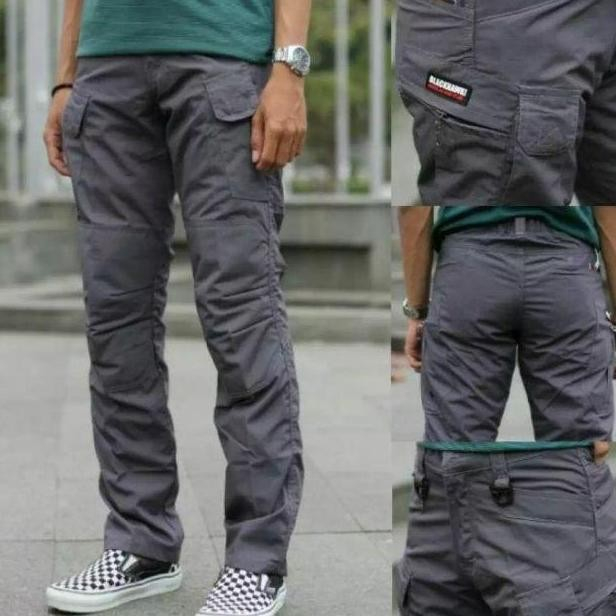 Celana Panjang Pria Gunung Modern Tactical Pdl Taktikal Tactikal Kargo - KREM, 28