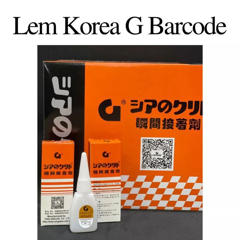 

Lem Korea G-Barcode Original Lem Tetes Serbaguna Kualitas Super Bagus