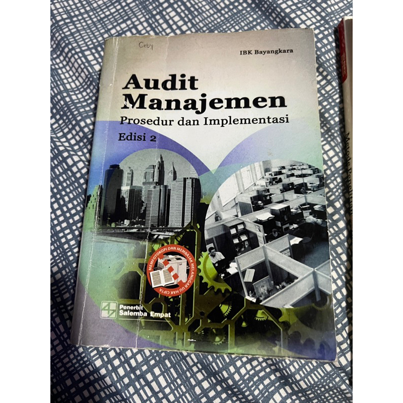 (PRELOVED) Buku Audit Manajemen IBK Bhayangkara (baca deskripsi)