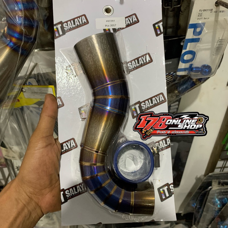 pipa air intake titanium Pcx 2017 , Vario 150 original PRODUCT ITsalaya 🇹🇭