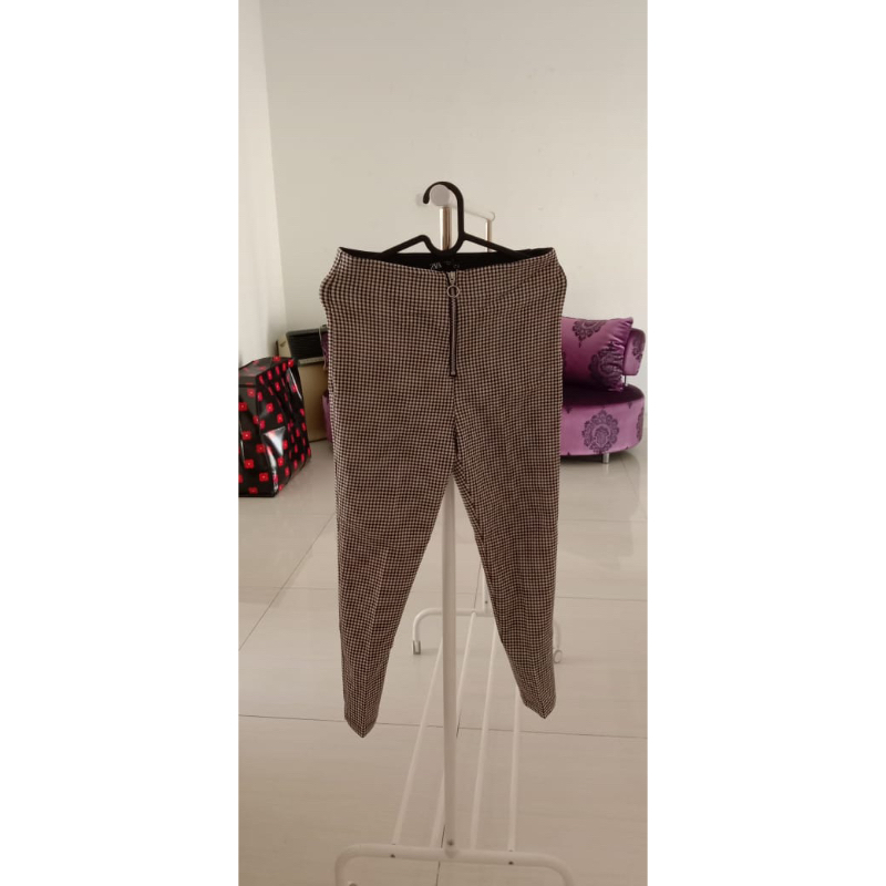 preloved legging zara resleting kotak