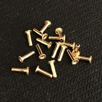 Zippo Sparepart BRASS HOLLOW Rivet Cam Pendulum Insert Zippo (Rivet Only)