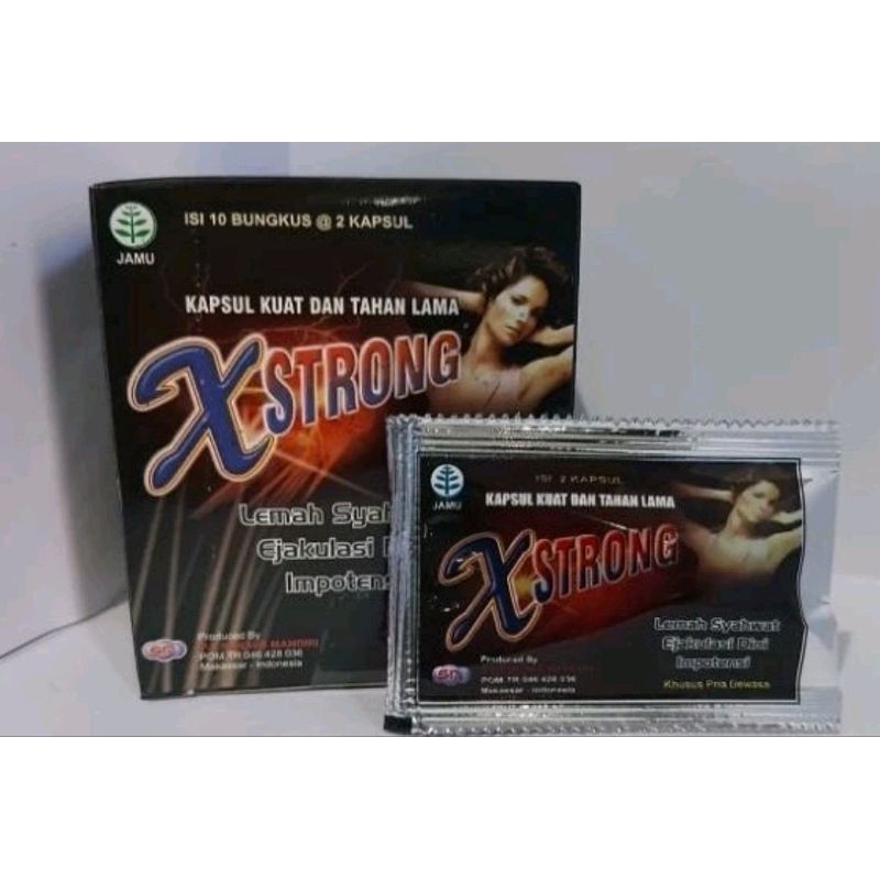 Kapsul X-Strong X Strong Pria Kuat Tahan Lama