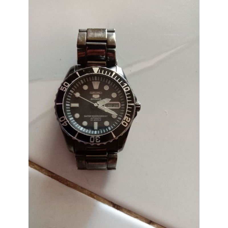jam tangan seiko 5 sport 7s36 03co second