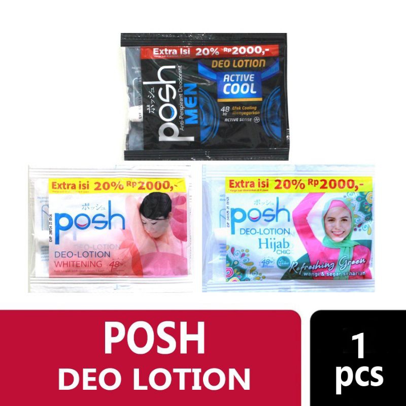 posh Deo Lotion sachet hijab • men • women