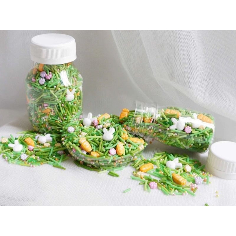 

Spikel/Sprinkle Hijau Rabbit 10gr(FOOD GRADE/BISA DIMAKAN)