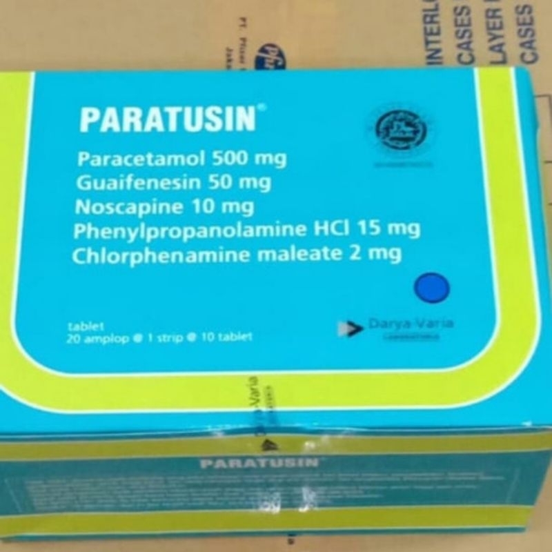 paratusin tablet box isi 200 tablet / obat batuk pilek ampuh