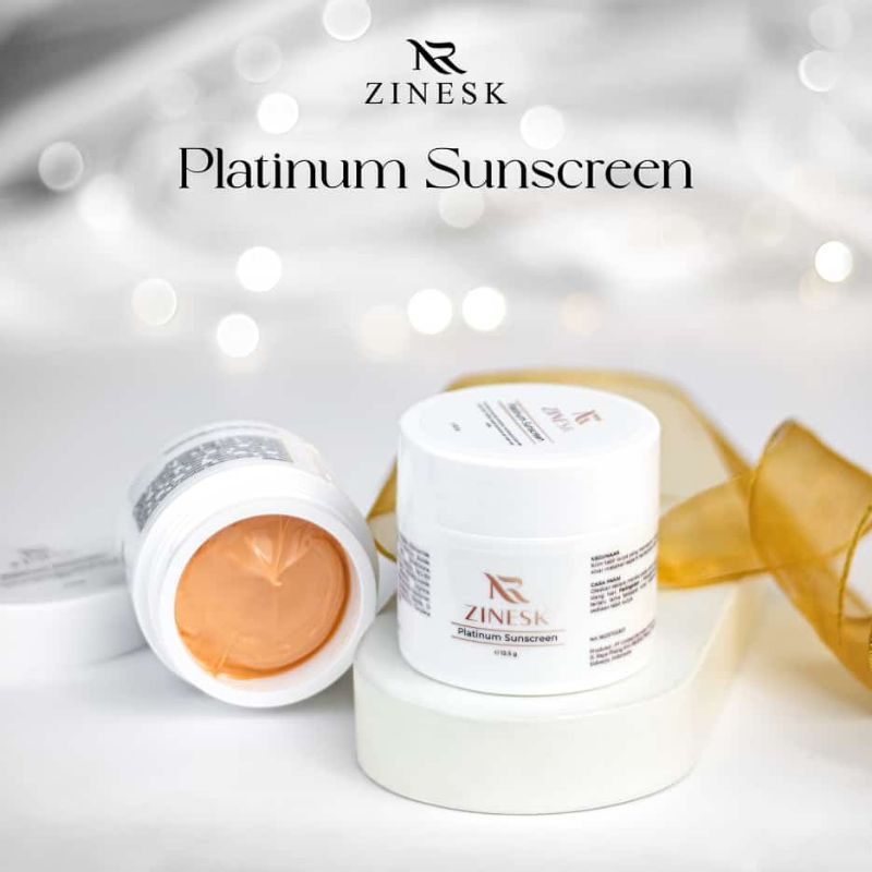 NR Glow Zinesk Sunscreen Platinum SPF30 Glowing Day cream