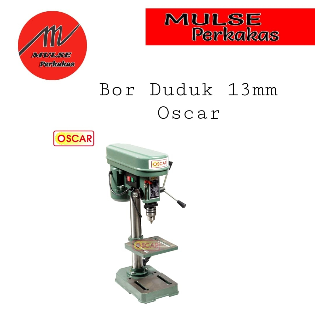 Mesin Bor Duduk 13MM ZJ4113 Oscar/ Bench Drill Oscar