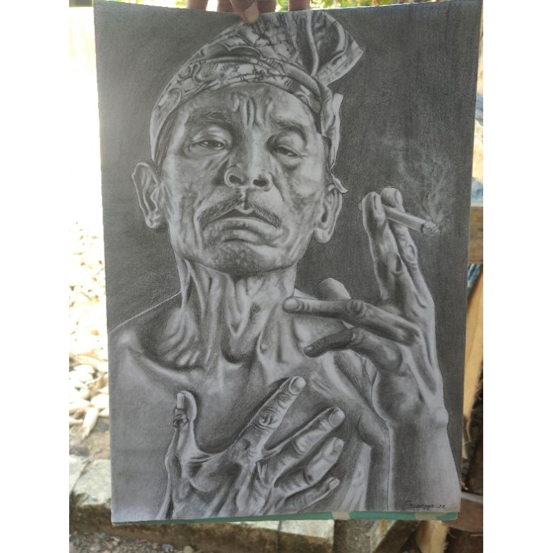 lukisan wajah/sketsa wajah/