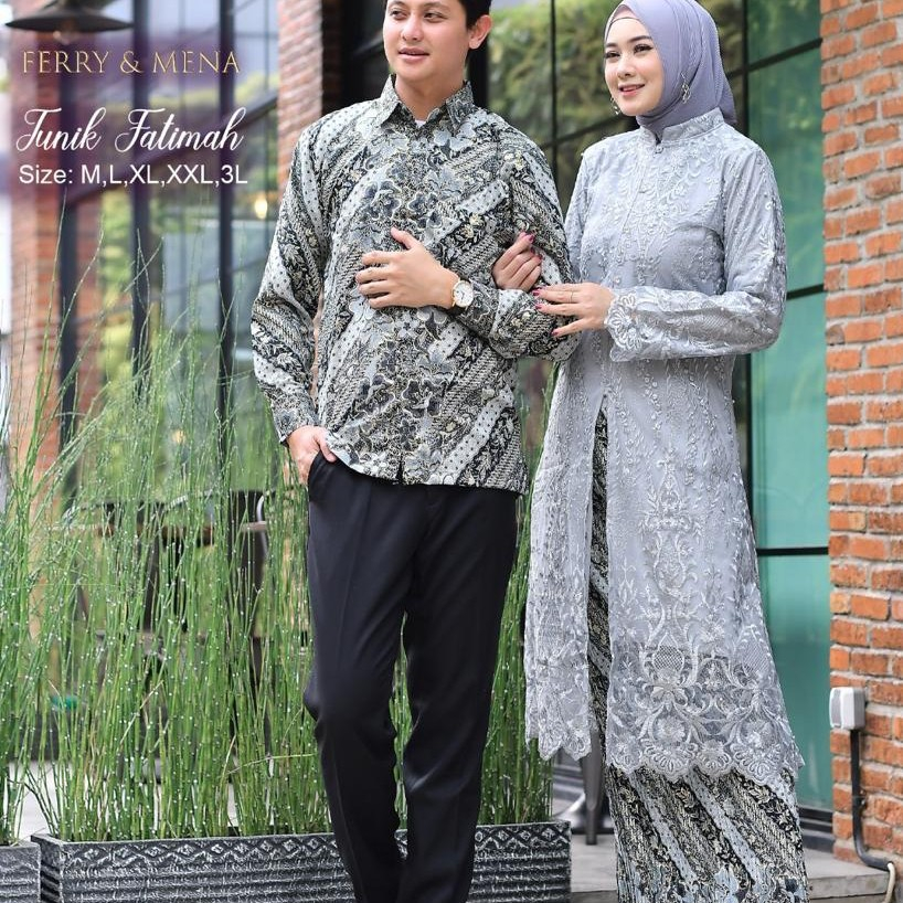KEBAYA COUPLE TUNANGAN/BAJU BATIK COUPLE MODERN/KEBAYA PESTA