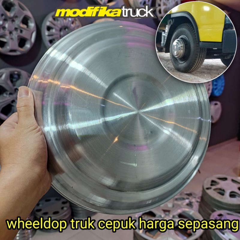 (sepasang) dop cepuk ring 16 truk dobel dpp ceplok weldop canter elf giga dutro dyna umplung ragasa 