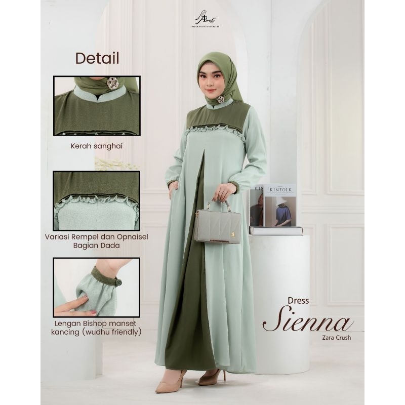 SIENNA DRESS ARRAFI//DRESS TERBARU ARRAFI ORI
