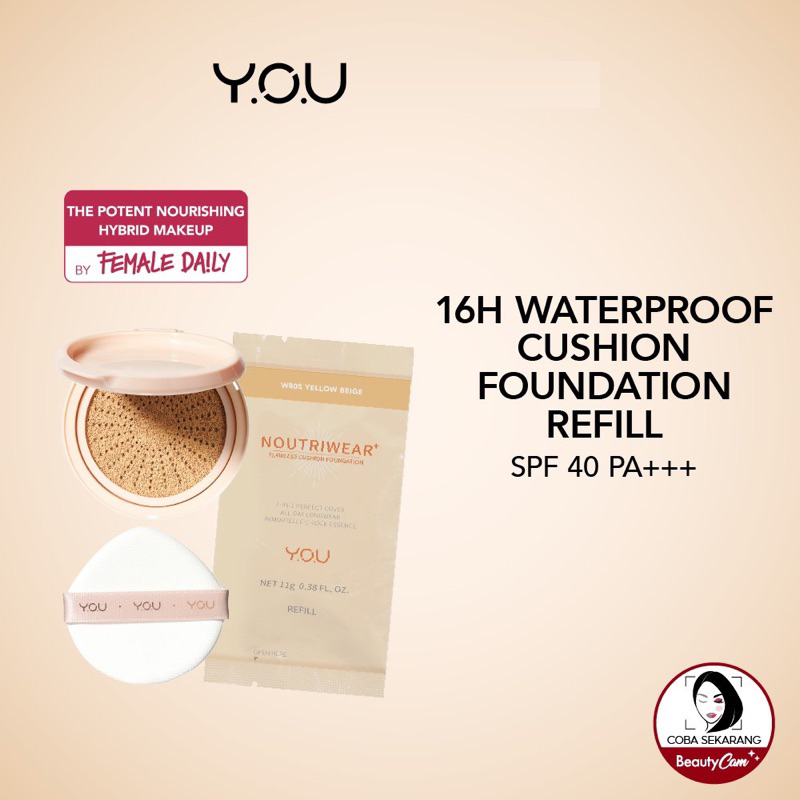 YOU NOUTRIWEAR + FLAWLESS CUSHION FOUNDITIOUN(REFILL)