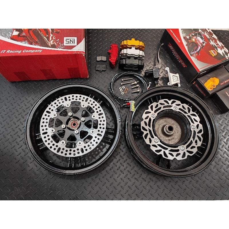 Velg Racing Balok Palang Set Cakram Belakang Vario 110 Beat Scoopy Ride it