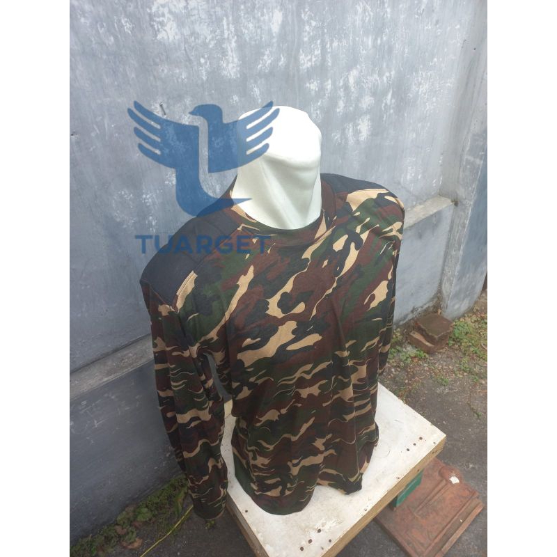 Kaos Banser Lengan Panjang - Kaos Banser Polos Busa Hitam