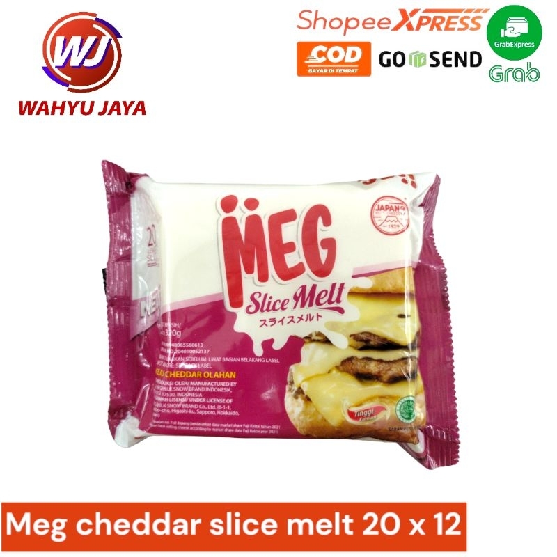 

Meg cheddar slice melt (20 slice)320 gram