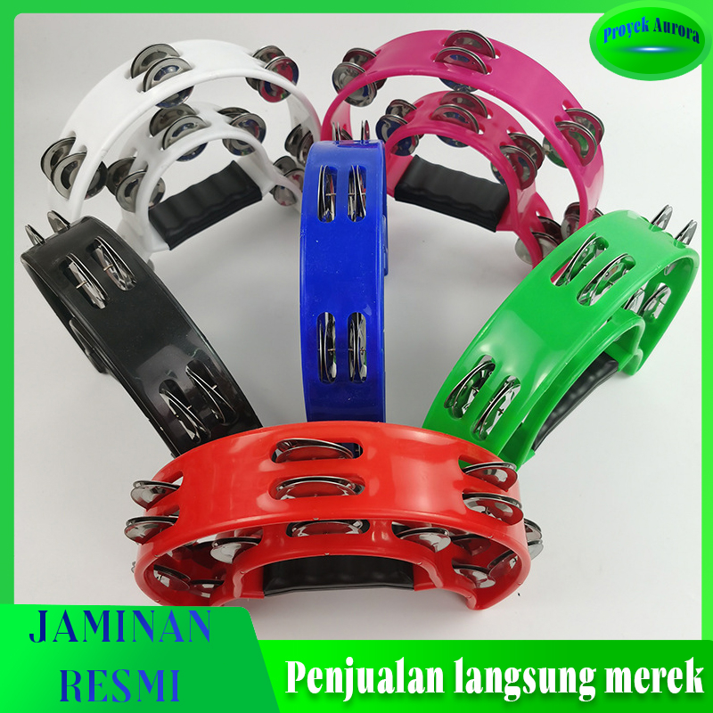 Alat Musik Tamborin Tambourine Double Ring Kecrekan Tambourine