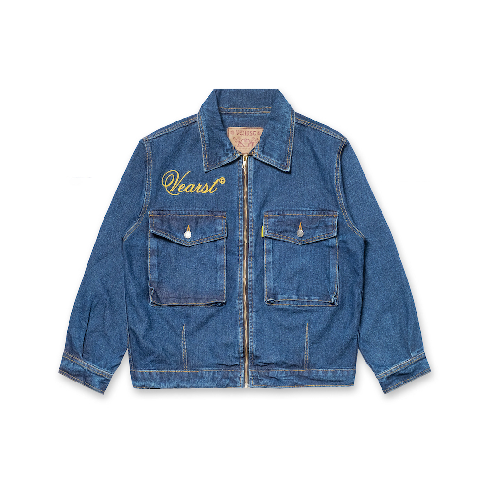 Vearst Work Jaket Denim Poison Medium Blue