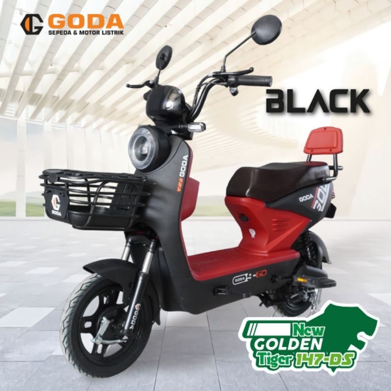 SEPEDA LISTRIK GODA 147-DS HITAM