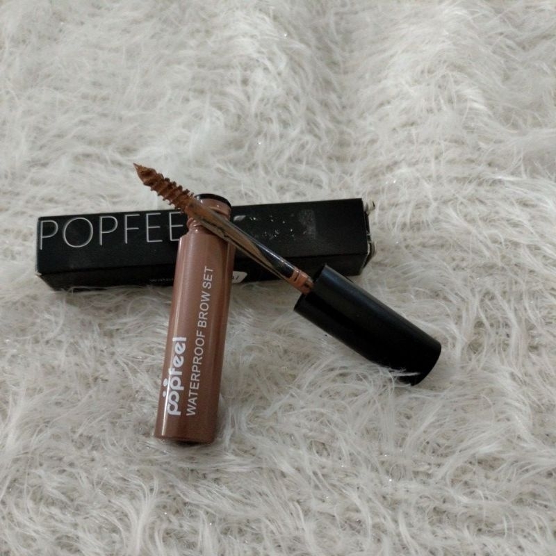 POPFEEL WATERPROOF BROW SET MASKARA ALIS WARNA COKLAT