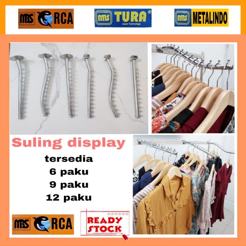 HANGER SULING TEKUK MODEL TEMBOK / HANGER DISPLAY SULING
