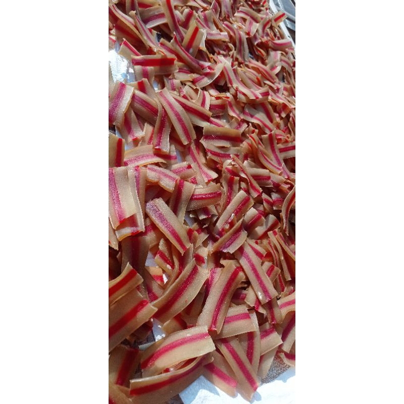 

KRECEK PULI SLERET / KRUPUK PULI / PULI SLERET / KRUPUK PULI MERAH PUTIH KEMASAN 500GR