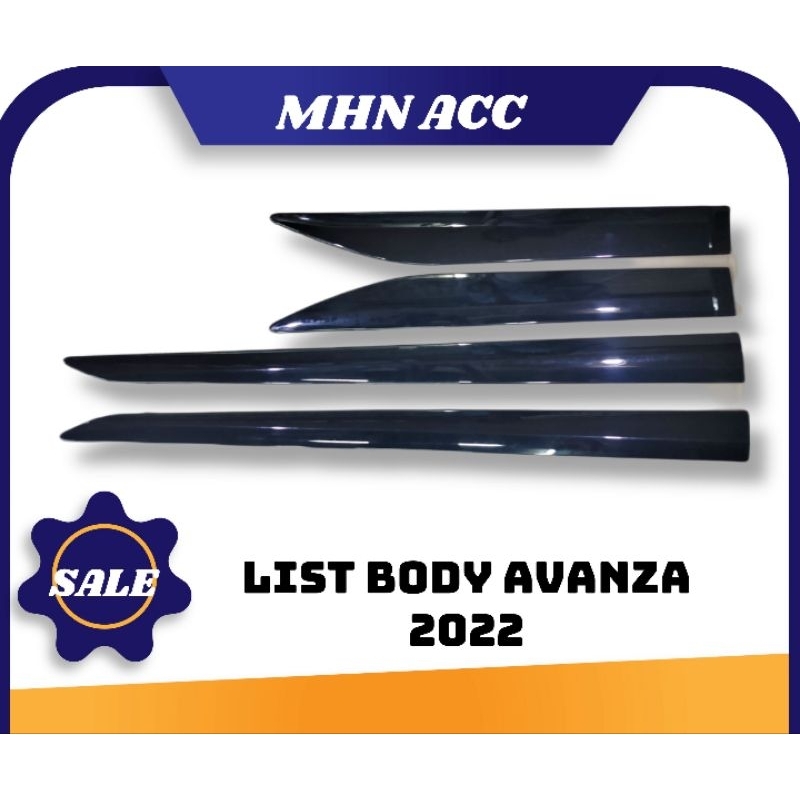 LIST BODY AVANZA 2022/LIST PINTU SAMPING AVANZA 2022