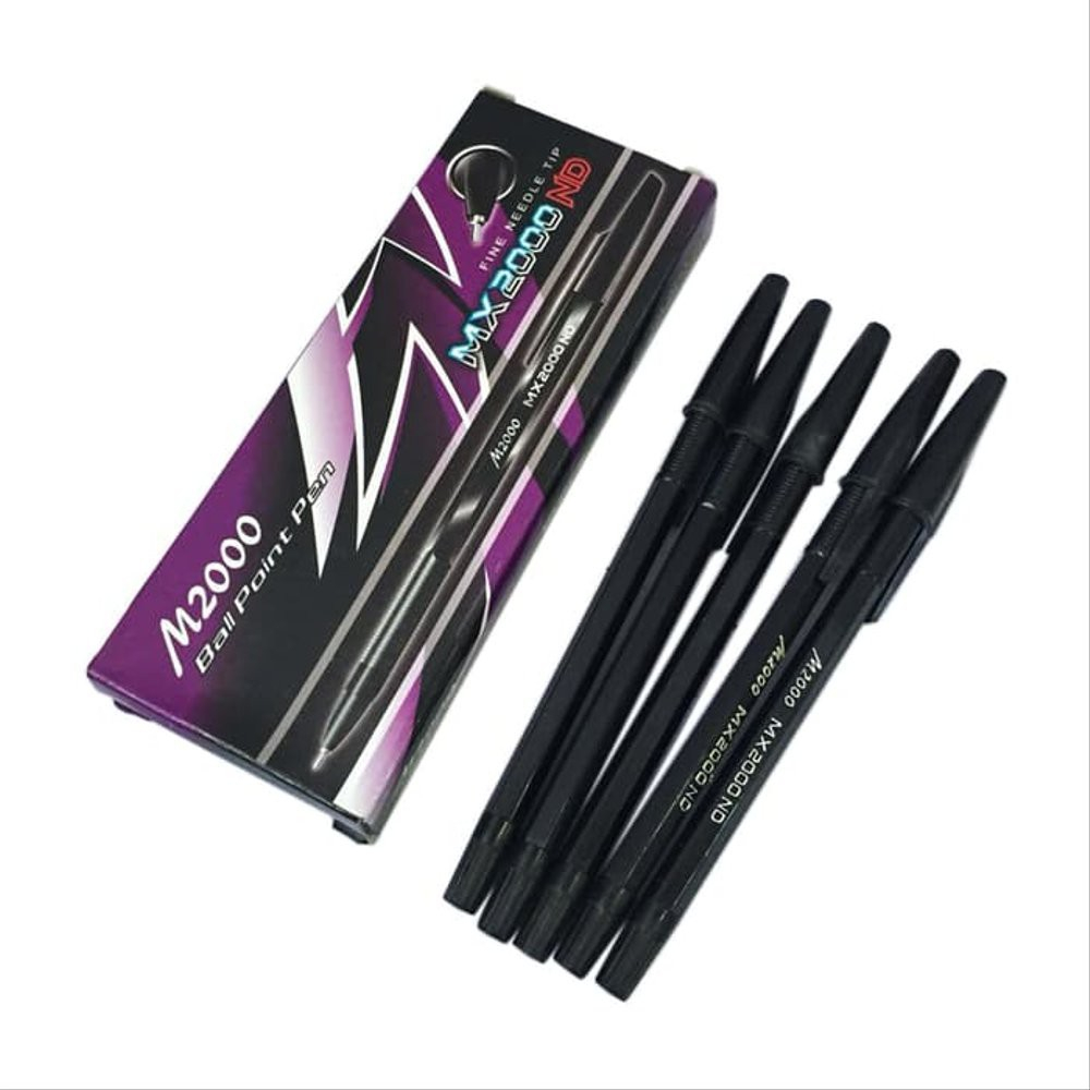 

I0431 (12pcs) Pulpen M2000 HITAM Bolpoin / Pen Murah