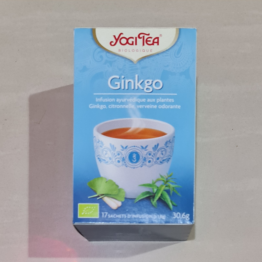 

Yogi Organic Tea Ginkgo Clear Mind Ayurvedic Blend 17 x 1.8 Gram