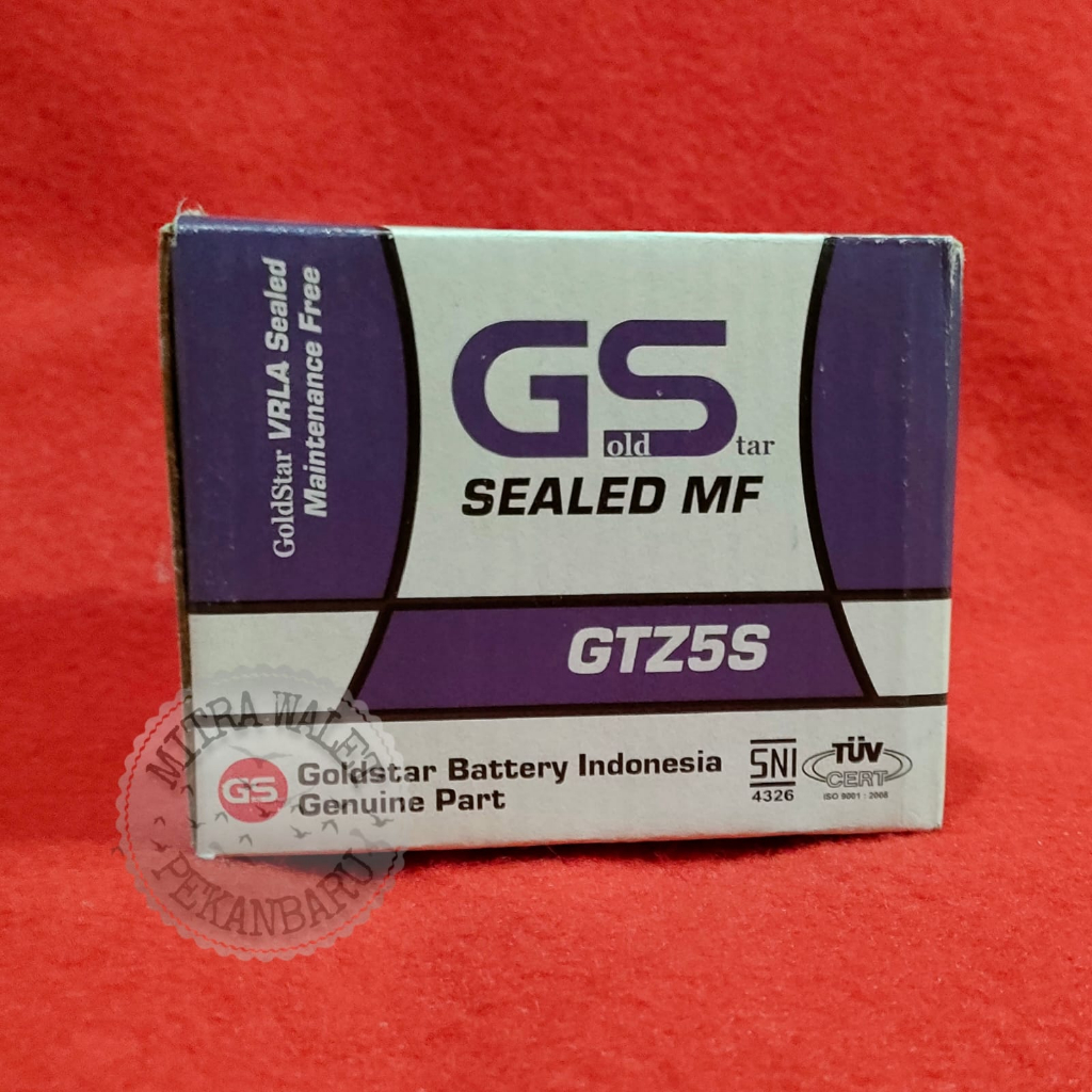 AKI GS GTZ5S ACCU MOTOR, AKI MOTOR GS SEALED