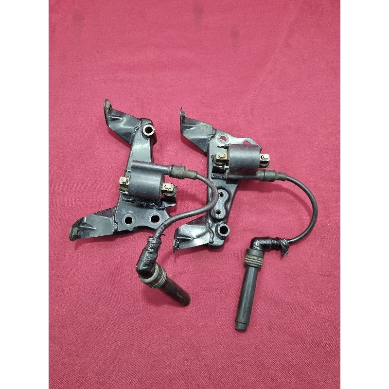 KOIL COP BUSI SET BREKET BRACKET NINJA 250 OLD KARBU ORIGINAL