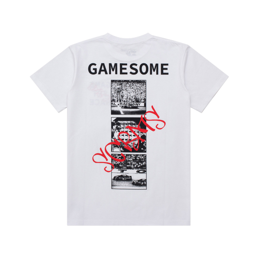Screamous Kaos GAMESOME T-Shirt RACEAWAY WHITE
