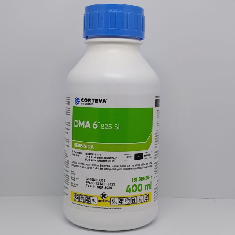 DMA 6 pembasmi rumput gulma daun 400ml 825 SL Herbisida