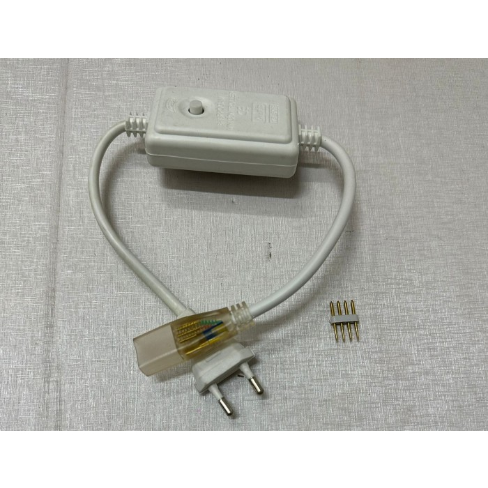 Soket Lampu Selang Rgb Led 5050 colokan flaser rope 4pin/4jalur