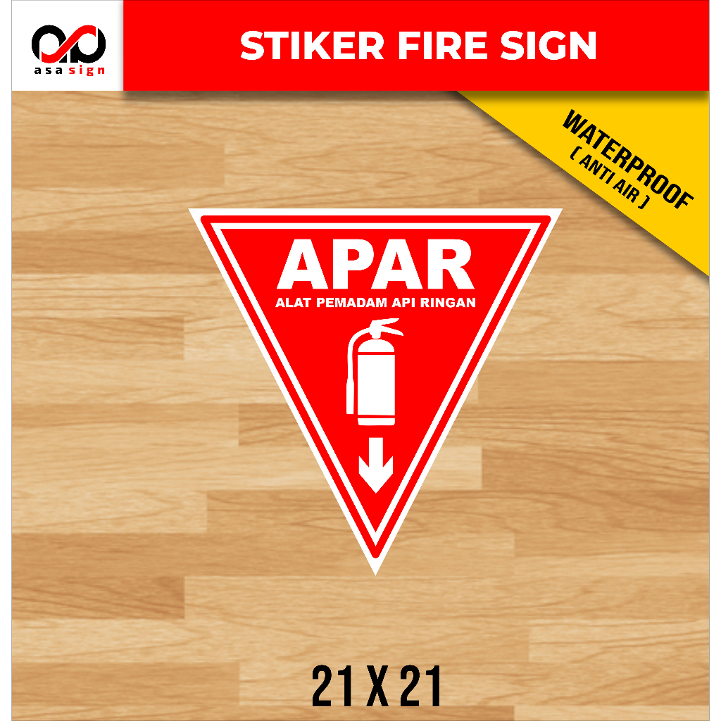 

STIKER APAR | simbol alat pemadam api ringan - vinnyl