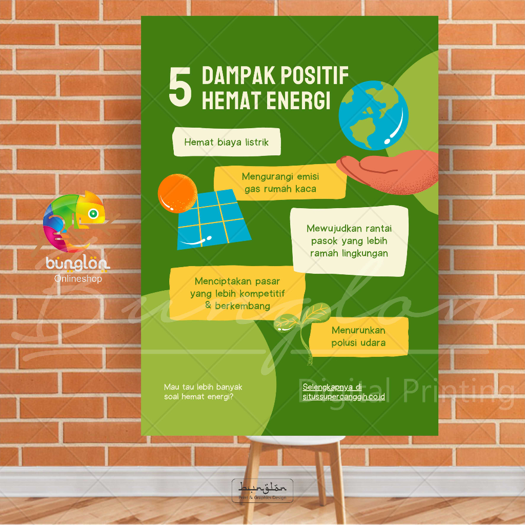 

Poster Edukasi 5 Dampak Positif Hemat Energi